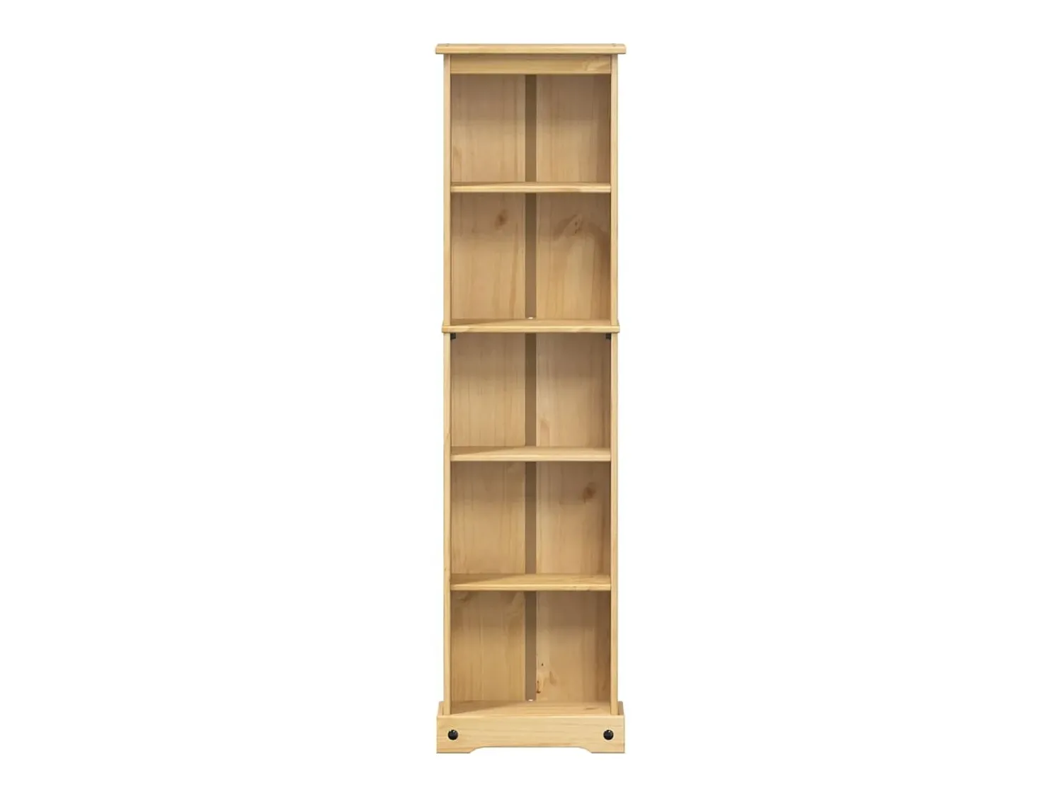 Biblioteca* Estante Corona 46x20x170 cm madeira de pinho maciça PT726502 Castanho