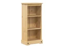 Biblioteca* Estante Corona 46x29x100 cm madeira de pinho maciça PT662137 Castanho