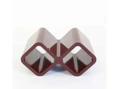 Prateleira* Estante cubo 16,5x32x20 cm escuro retro Castanho
