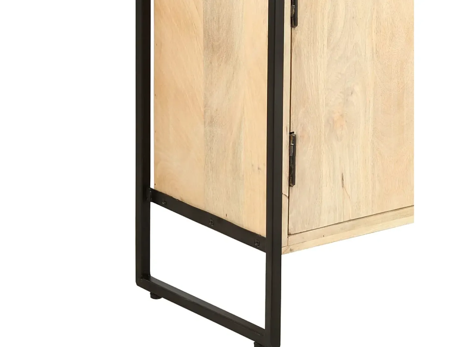 Vitrina|vidaxl Estante de 4 andares 80x30x180 cm madeira de mangueira maciça Castanho
