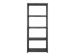 Best Helloshop26 Estante de armazenamento de 5 níveis 170 cm plástico 02_0000649 Preto