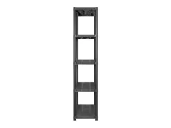 Best Helloshop26 Estante de armazenamento de 5 níveis 170 cm plástico 02_0000649 Preto