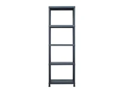 Prateleira* Estante de arrumação 125 kg 60x30x180 cm plástico PT611766 Preto