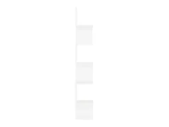 Prateleira| Estante de canto p/ parede deriv. madeira 20x20x127,5 cm PT973005 Branco