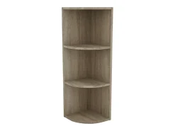 Discount Estante de canto Plea de 3 níveis, carvalho Sonoma, 29x92x29 cm Castanho