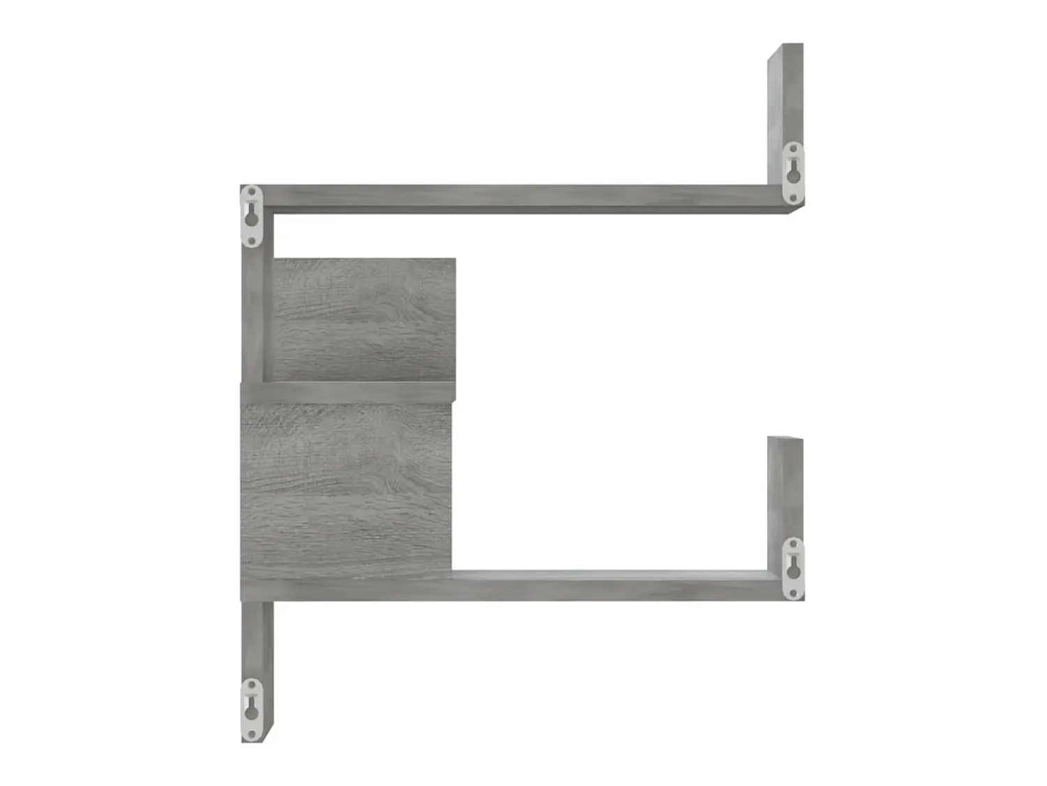 vidaxl Estante de canto 40x40x50 cm derivados madeira sonoma^ Prateleira