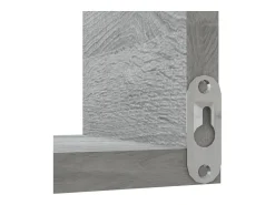 Prateleira| Estante de canto 40x40x50 cm derivados madeira sonoma PT762861 Cinzento