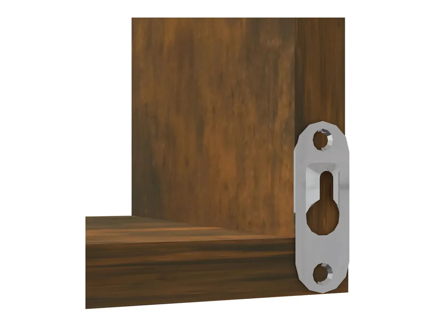 Best Estante de canto 40x40x50 cm derivados madeira carvalho fumado PT569833 Castanho
