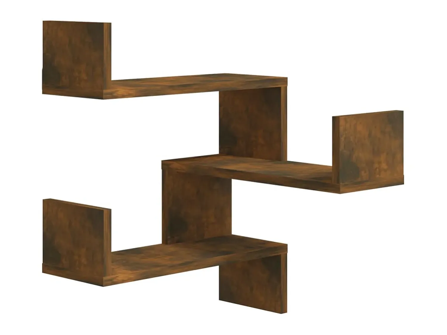 Best Estante de canto 40x40x50 cm derivados madeira carvalho fumado PT569833 Castanho
