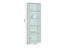 Prateleira|duehome Estante de juventude Smile Cinzento