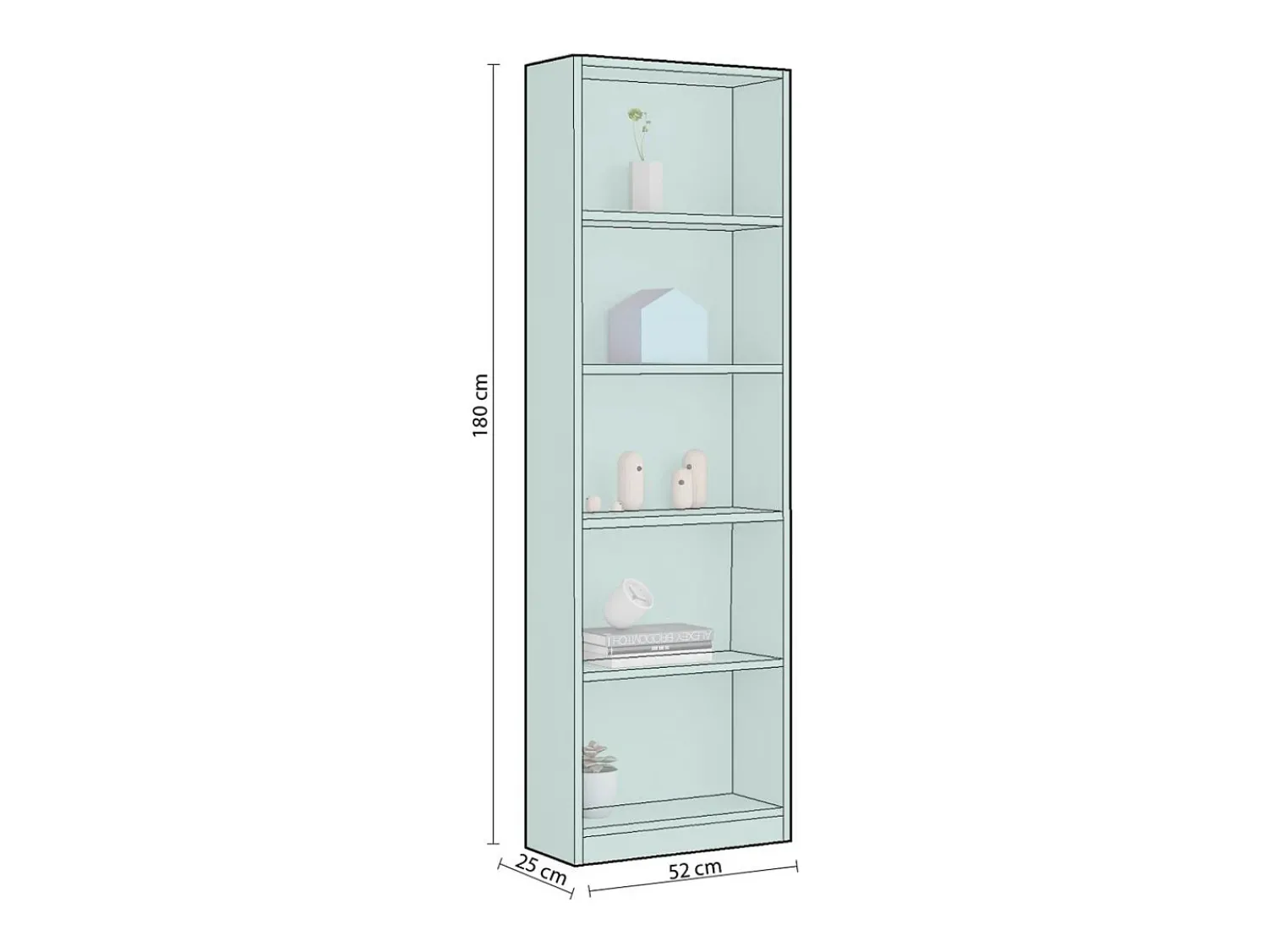 Prateleira|duehome Estante de juventude Smile Cinzento