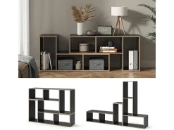 Prateleira|Vicco Estante de livros antracite 112.8x30x56.4 tetrix Cinza antracite