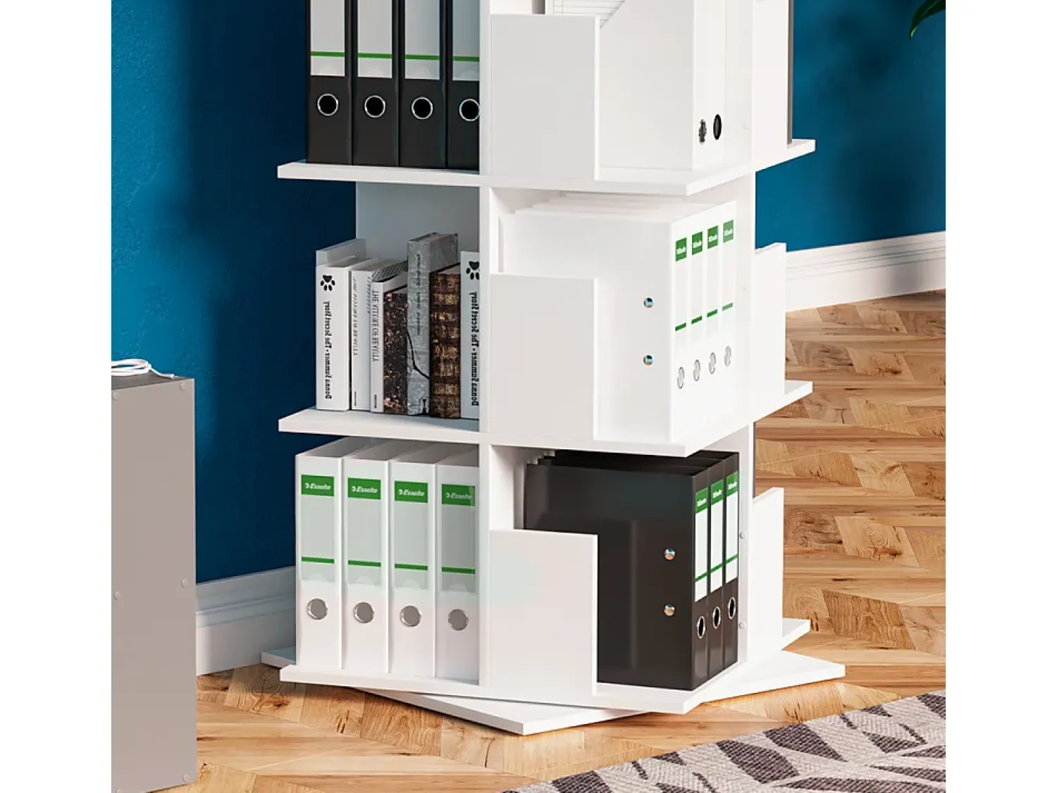 Hot Vicco Estante de livros 59.7x59.7x111.4 alfa Branco
