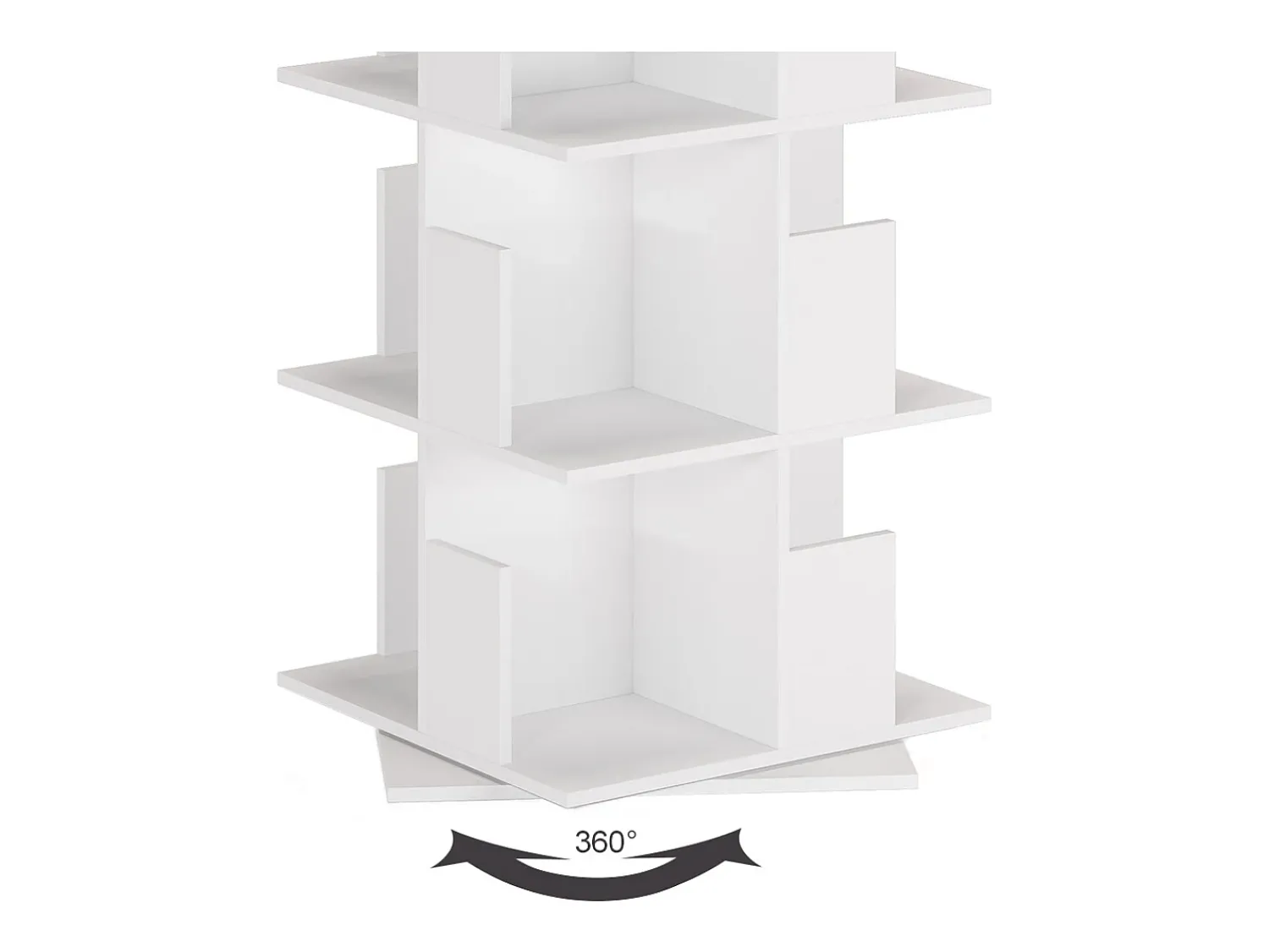 Hot Vicco Estante de livros 59.7x59.7x111.4 alfa Branco