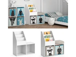 Vicco Estante de livros 72x30.9x79 luigi^ Prateleira