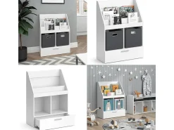Sale Vicco Estante de livros 72x31.2x96.2 luigi Branco