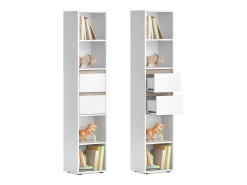 Prateleira|Vicco Estante de livros 36.2x29.9x171 robert Branco