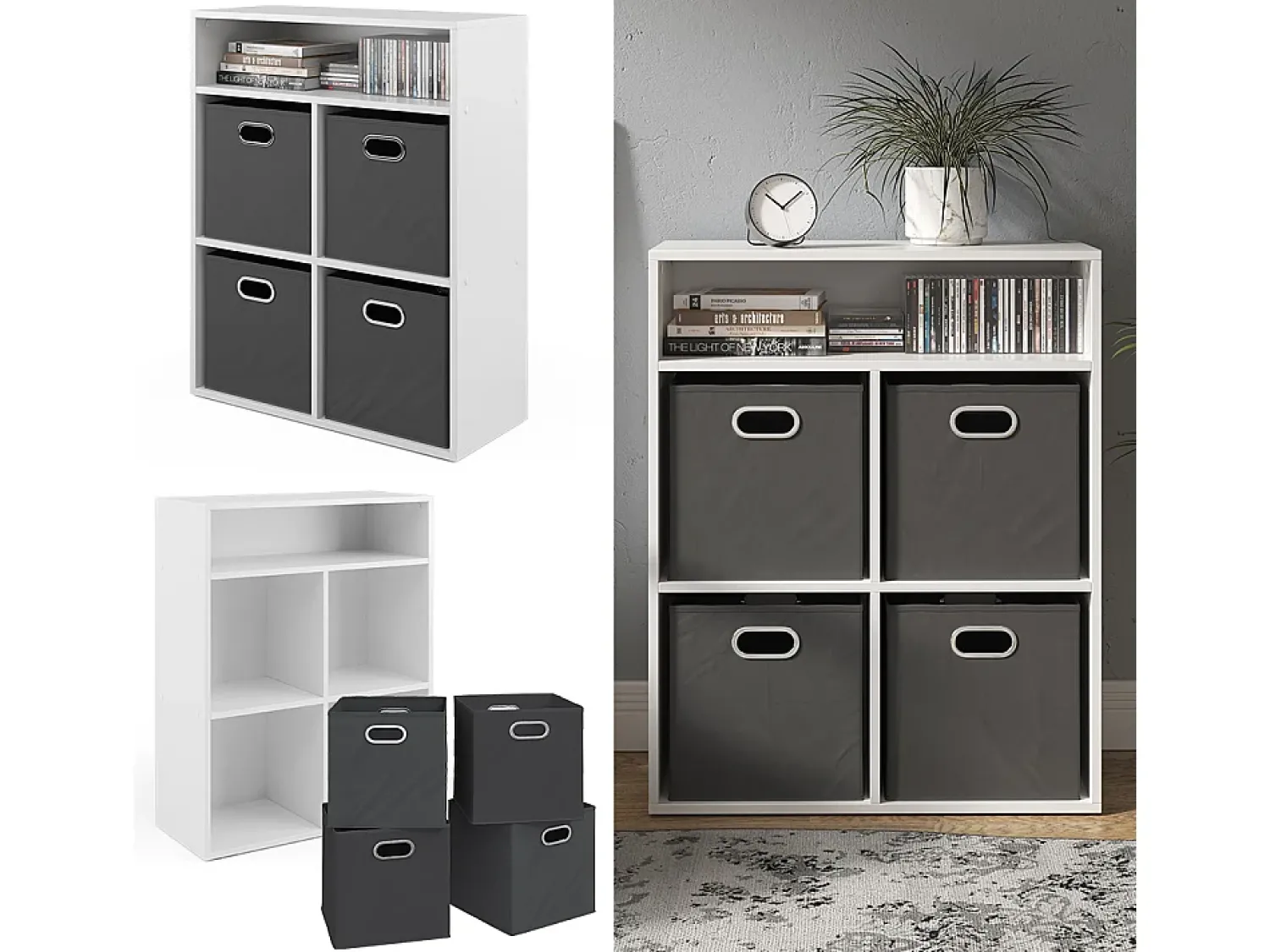 Vicco Estante de livros 72x30.6x90.2 Branco