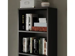 Prateleira*Vicco Estante de livros 40x24x132 bob Preto