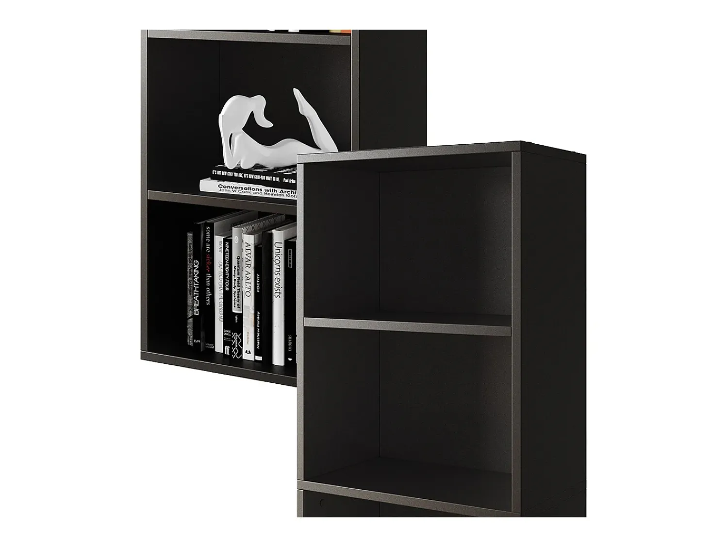 Prateleira*Vicco Estante de livros 40x24x132 bob Preto