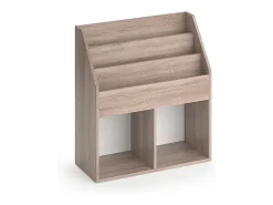 Prateleira*Vicco Estante de livros sonoma 72x30.7x79 luigi Natural claro