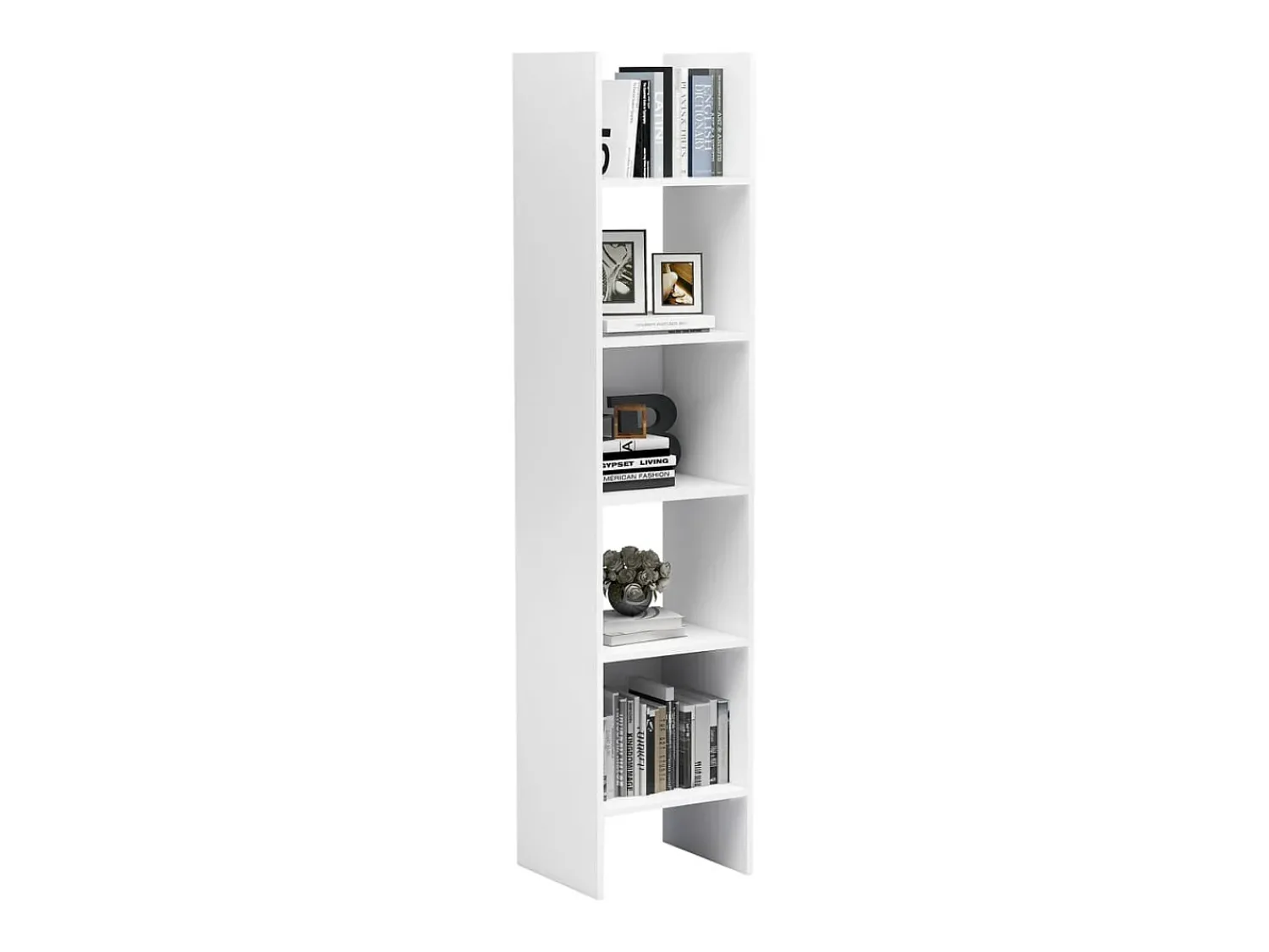 Biblioteca* Estante de livros 40x35x180 cm derivados de madeira PT617673 Branco