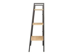Estante de pé 3 prateleiras 56x35x108 cm -claro e preto PT475683^ Prateleira
