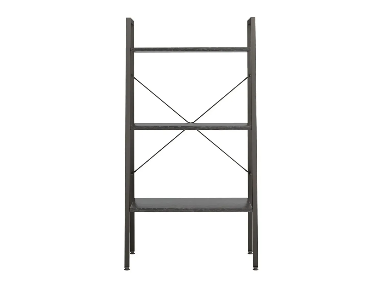 Prateleira* Estante de pé 3 prateleiras 56x35x108 cm PT142972 Preto