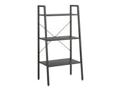Prateleira* Estante de pé 3 prateleiras 56x35x108 cm PT142972 Preto
