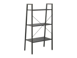 Prateleira* Estante de pé 3 prateleiras 56x35x108 cm PT142972 Preto