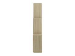 Prateleira*vidaxl Estante de parede cúbica derivados de madeira carvalho sonoma Natural claro