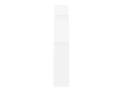Prateleira|vidaxl Estante de parede cúbica 80x15x78,5 cm deriv. de madeira Branco