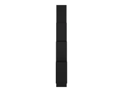 Prateleira| Estante de parede cúbica 90x15x119 cm deriv. madeira PT182934 Preto