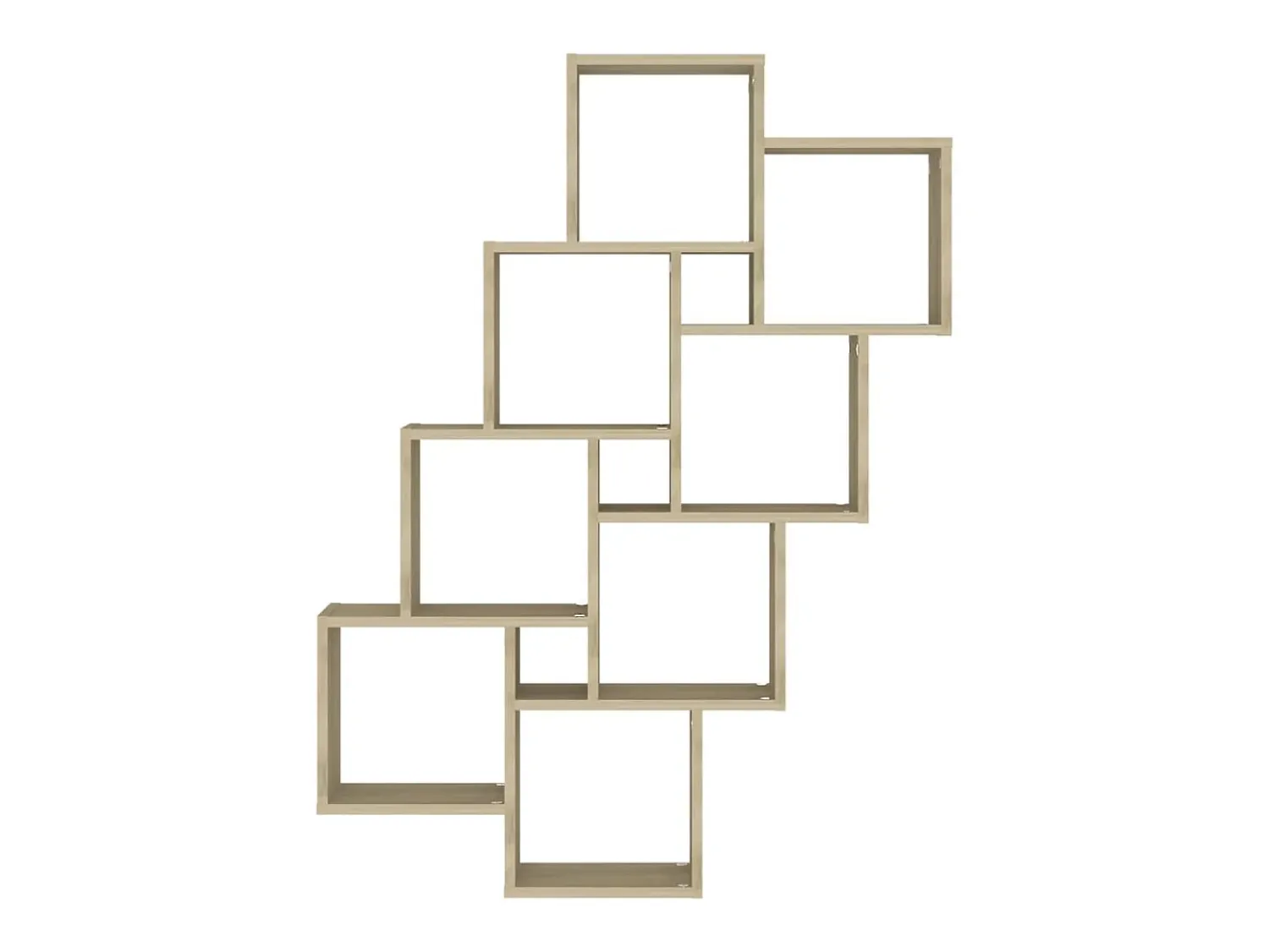 Best Estante de parede cúbica 90x15x119 cm contrapl. carvalho sonoma PT718867 Castanho