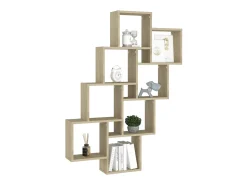 Best Estante de parede cúbica 90x15x119 cm contrapl. carvalho sonoma PT718867 Castanho