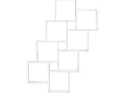 Prateleira* Estante de parede cúbica 90x15x119 cm contraplacado PT319936 Branco