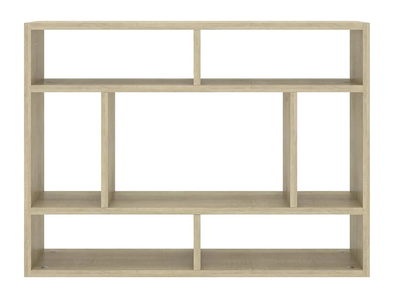 Estante de parede 75x16x55 cm contraplacado carvalho sonoma PT988597^ Prateleira