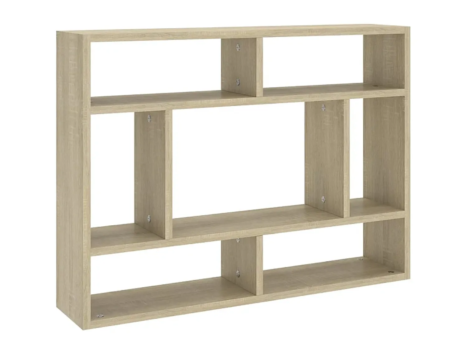 Estante de parede 75x16x55 cm contraplacado carvalho sonoma PT988597^ Prateleira