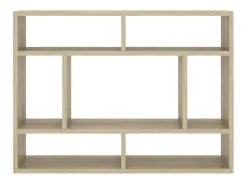Prateleira*vidaxl Estante de parede 75x16x55 cm contraplacado carvalho sonoma Castanho