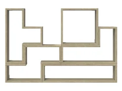 Estante de parede 96x12x64 cm contraplacado carvalho sonoma PT264358^ Prateleira