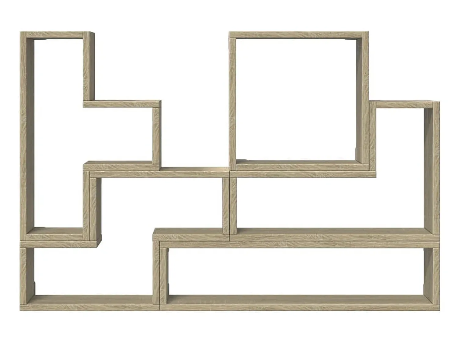 Estante de parede 96x12x64 cm contraplacado carvalho sonoma PT264358^ Prateleira