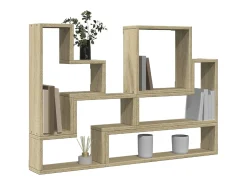 Estante de parede 96x12x64 cm contraplacado carvalho sonoma PT264358^ Prateleira