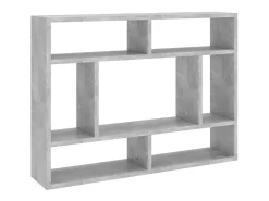 Best Estante de parede 75x16x55 cm contraplacado cimento PT813189 Cinzento