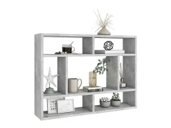 Best Estante de parede 75x16x55 cm contraplacado cimento PT813189 Cinzento