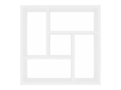 Prateleira*vidaxl Estante de parede 45,1x16x45,1 cm derivados de madeira Branco