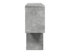 Estante de parede 100x20x53 cm derivados madeira cinza cimento PT621725^ Prateleira