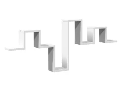 Hot Estante de parede 104,5x10x43 cm derivados de madeira PT668208 Branco