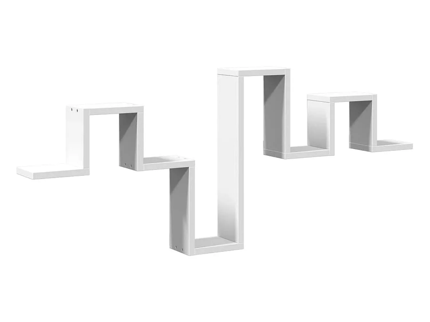Hot Estante de parede 104,5x10x43 cm derivados de madeira PT668208 Branco