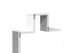 Prateleira|vidaxl Estante de parede 104,5x10x43 cm derivados de madeira Branco