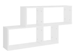 Prateleira| Estante de parede 100x18x53 cm derivados de madeira PT425962 Branco